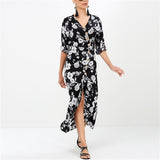 Sexy Deep V-neck Party Boho Sundress