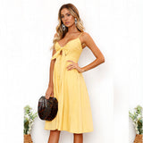 Avery Bow Midi Summer Dress