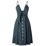 Avery Bow Midi Summer Dress
