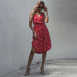 Leopard Floral Slip Sundress