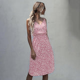 Leopard Floral Slip Sundress