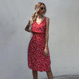 Leopard Floral Slip Sundress