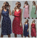 Leopard Floral Slip Sundress