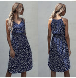Leopard Floral Slip Sundress