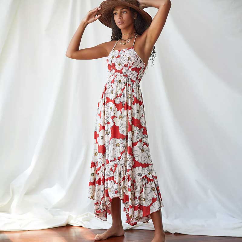 Carlita Cut-Out Halter Top Maxi Dress Dream Closet Couture Carlita Cut-Out Halter Top Maxi Dress Dream Closet Couture