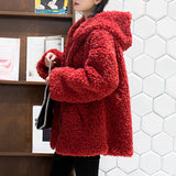 Fiona Faux Lambs Wool Jacket Coat