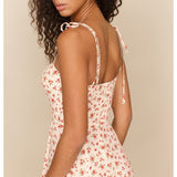 Camilla Floral Tie Strap Summer Dress