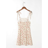 Camilla Floral Tie Strap Summer Dress