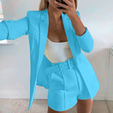 Valerie Two-Piece Blazer & Shorts Suit Set