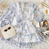 Mildred Floral Print Boho Ruffled Dress