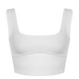 Diana Knitted Sleeveless Chic Crop Top