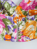 Jojo Floral Ruffled V-Neck Two-Piece Dress