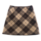 Carissa Tweed Plaid Skirt