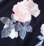 Blue & Dusty Pink Vibe Cross-Back Maxi Dress