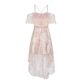 Primrose Off-the-Shoulder Asymmetrical Dress