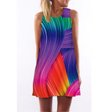 Lulu Flamingo Chiffon Dress