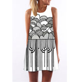 Lulu Flamingo Chiffon Dress