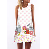 Lulu Flamingo Chiffon Dress