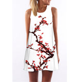 Lulu Flamingo Chiffon Dress