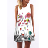 Lulu Flamingo Chiffon Dress