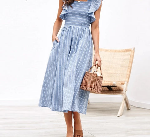 Amaya Striped Dress