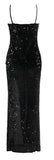Sheena High-Slit Sequin Dress