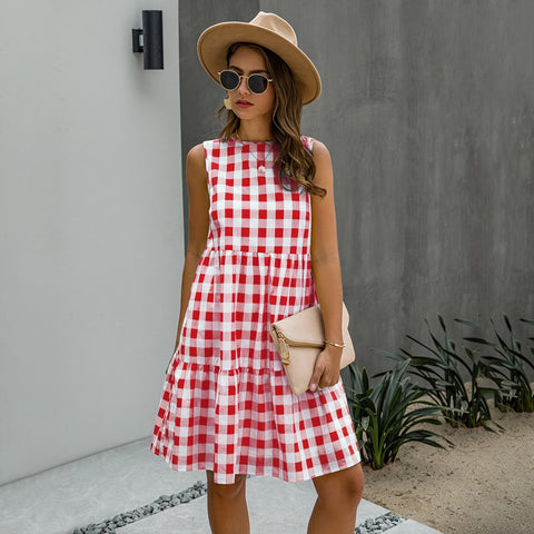 Plaid A-line Pocket Dress Dream Closet Couture Plaid A-line Pocket Dress Dream Closet Couture