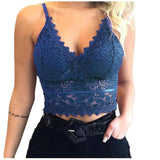 Donnabelle Lace Detailed Sleeveless Crop Top