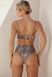 Gabbie Leopard High-waist Push Up Bikini