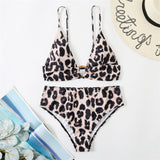 Gabbie Leopard High-waist Push Up Bikini